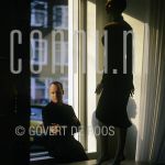 17-01-2001 Mart Visser at atelier in Amsterdam.

[keywords]Posed, Half Length, Eyecontact, Window, Mannequin[/keywords]